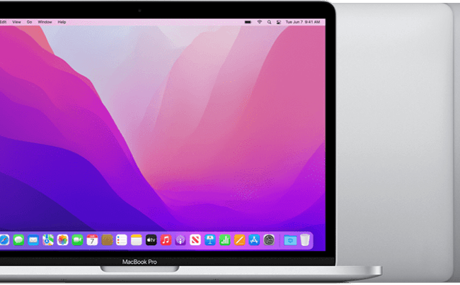 Apple MacBook Pro 2021 | M2-8CPU-10GPU | 8GB RAM | 256GB SSD | Silver | 13.3-Inch | Refurbished | A-Grade