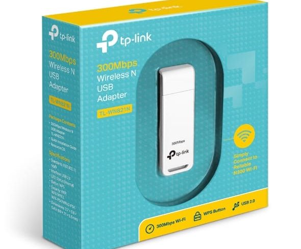 TP-Link (TL-WN821N) 300Mbps Wireless N USB Adapter