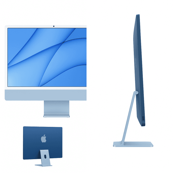 Apple iMac 24" M1 - Blue | 8-Core CPU, 7-Core GPU, 8GB RAM, 256GB SSD | Excellent Condition