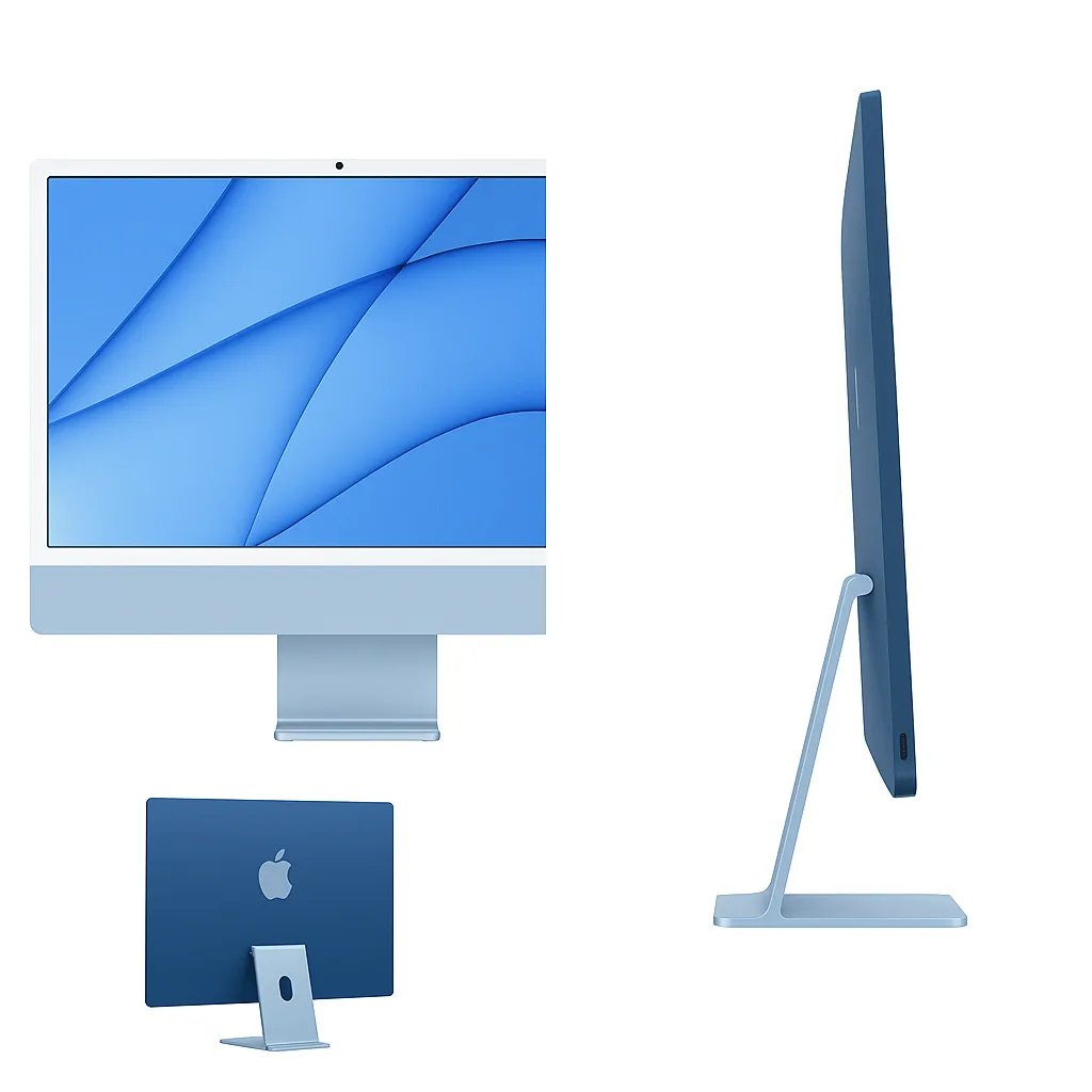 Apple iMac 2021 24″ M1 Blue | 8-Core CPU, 7-Core GPU, 8GB