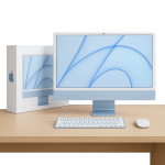 Apple iMac 2021 24″ M1 Blue | 8-Core CPU, 7-Core GPU, 8GB RAM, 256GB SSD | Excellent Condition - Image 5