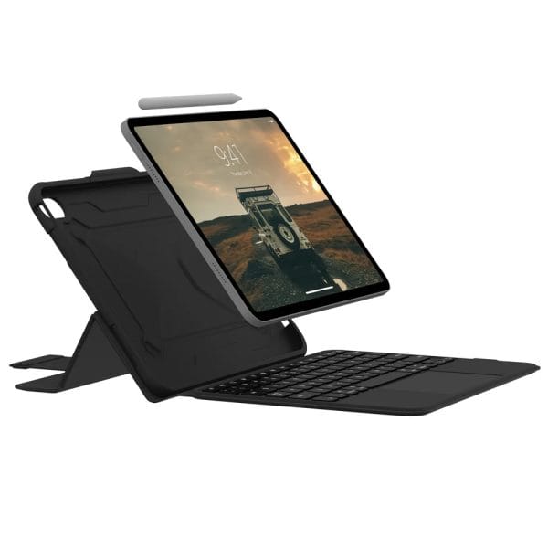 UAG Apple iPad (11.0") 11th Gen (A16)/iPad 10th Gen (10.9") Bluetooth Keyboard with Trackpad Rugged Case (English) - Black/Ash