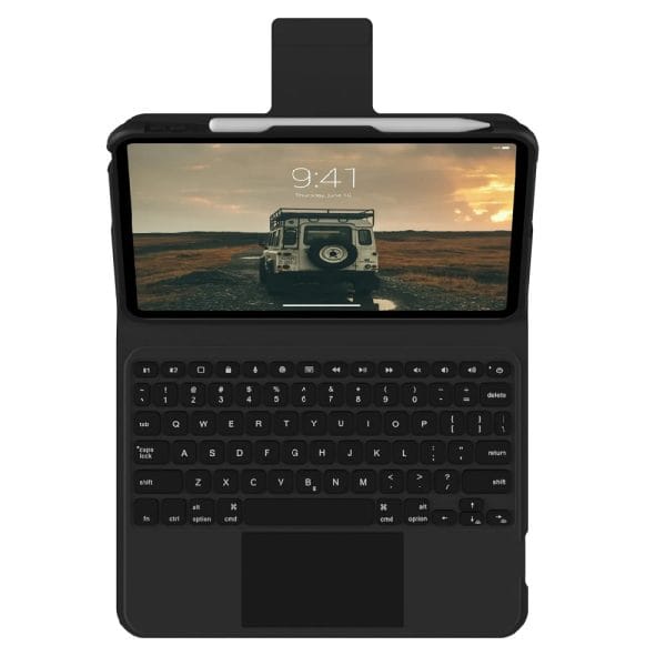 UAG Apple iPad (11.0") 11th Gen (A16)/iPad 10th Gen (10.9") Bluetooth Keyboard with Trackpad Rugged Case (English) - Black/Ash
