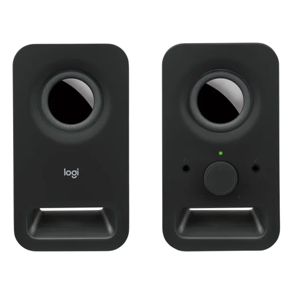Logitech Z150 Stereo Sound Speakers - Black | Compact Design with Headphone Jack | Brand New