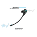 JLAB Work Buds True Wireless Earbuds with Boom Mic - Black | Brand New - Image 3