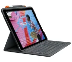 Logitech Slim Folio Keyboard Case for iPad (7th, 8th, 9th generation) - Graphite | Brand New - Image 4