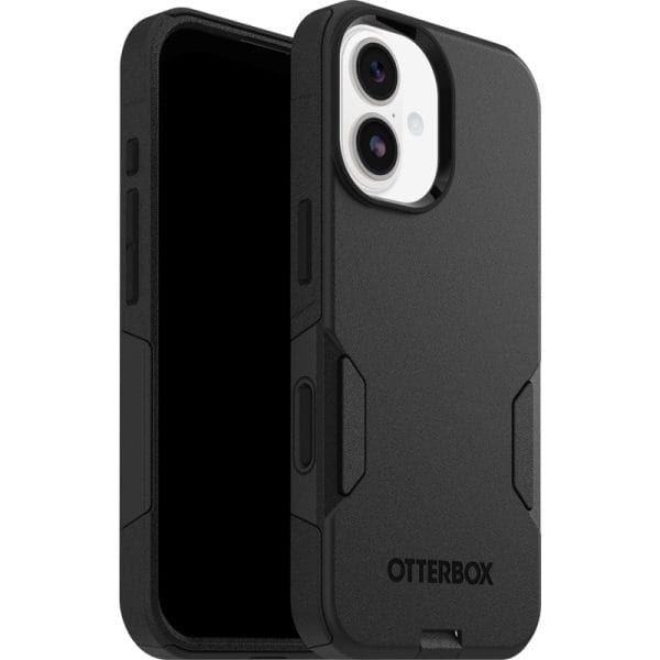 OtterBox Commuter Apple iPhone 17 (6.3") Case Black - (77-98294), DROP+ 3X Military Standard, Pocket Friendly, Hassle-Free, 7 Years Warranty