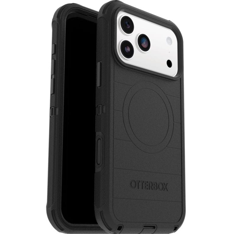 OtterBox Defender Pro MagSafe Apple iPhone 17 Pro Max (6.9") Case Black - (77-98392), DROP+ 7X Military Standard, Raised Edges, 7 Years Warranty