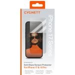 Cygnett GlareShield iPhone 17/ iPhone 16 Pro (6.3") Tempered Glass Screen Protector - (CY5529CPTGL), DropProof, Touch Sensitivity, 2 Years Warranty