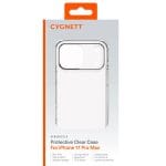 Cygnett AeroShield Apple iPhone 17 Pro Max (6.9") Clear Case - (CY5551CPAEG),TPU Frame, Anti-Yellowing,UV Resistance,ScratchResistant,2 Years Warranty